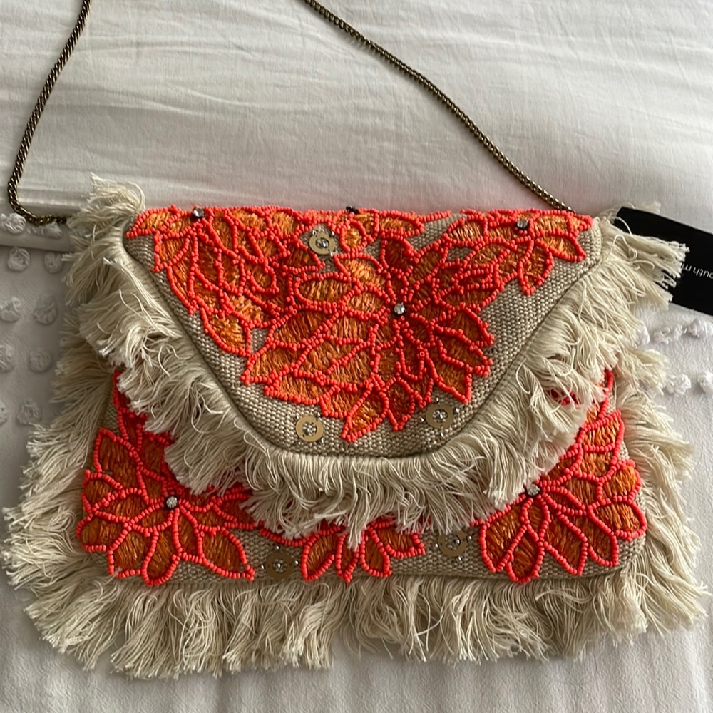 South Moon Under Raffia Bag